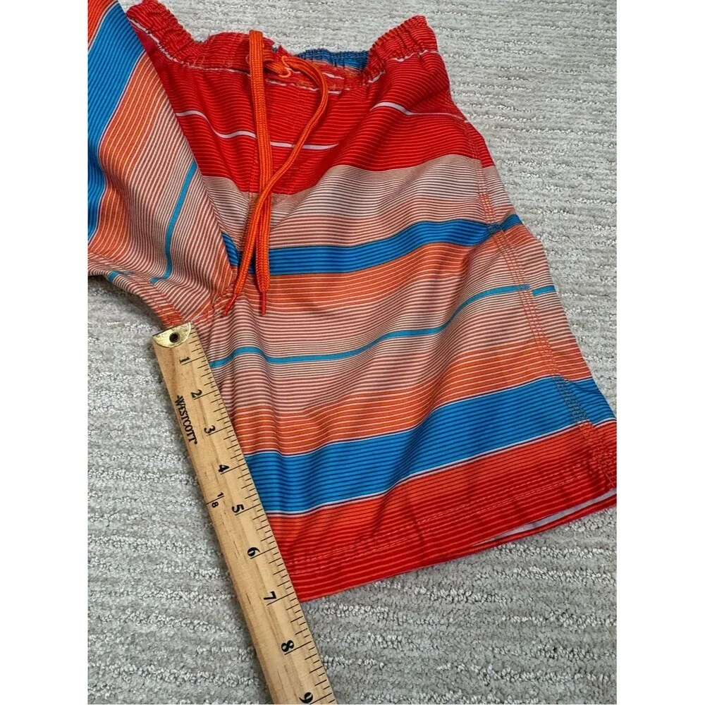 Kavu Kids Swim Trunks Bundle Boys Size M 10/12 Striped Mesh Lined Lot Red Blue